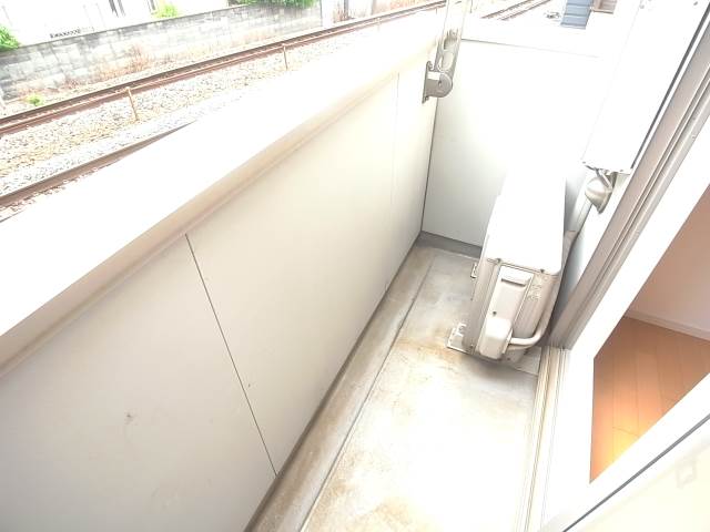 日当たりの良いバルコニー