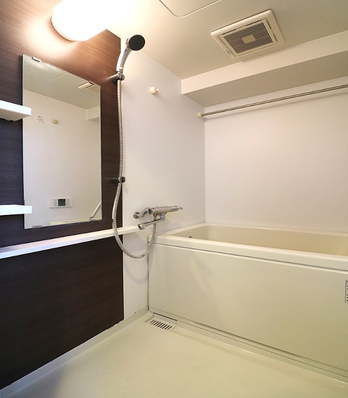 一日の疲れを癒せますね。