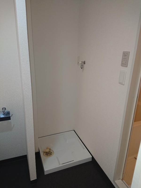 室内洗濯機置き場はありがたいですね