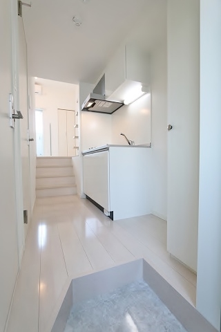 開放感のある玄関です