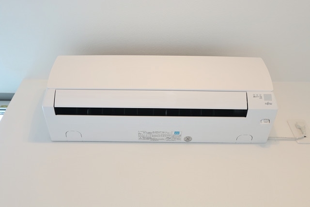 エアコン付きで一年中快適に過ごせます