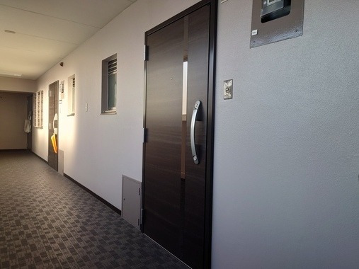 ダブルロックでセキュリティもばっちりですね。