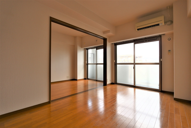 日当たりが良いリビングです