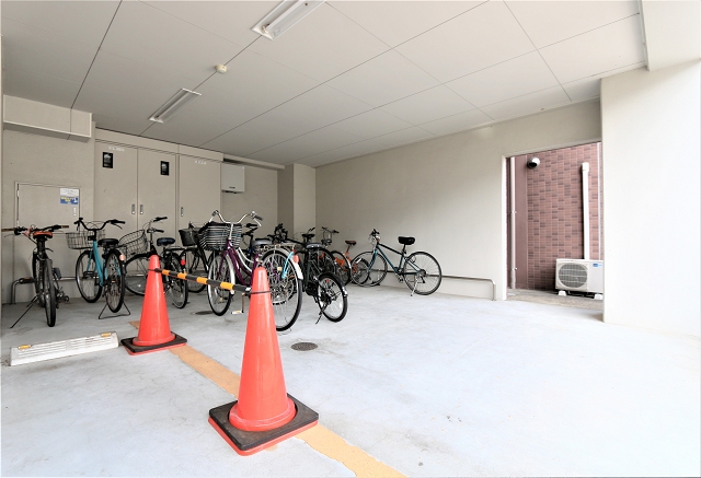 駐輪場もあります