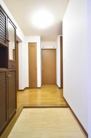 広々とした玄関です