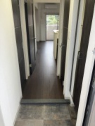 玄関からの景色です。