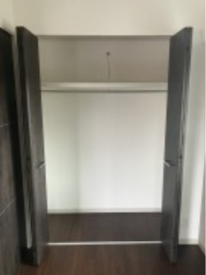 クローゼット完備。