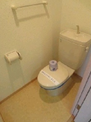 清潔感のあるトイレですね