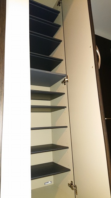 天井高のシューズボックスです