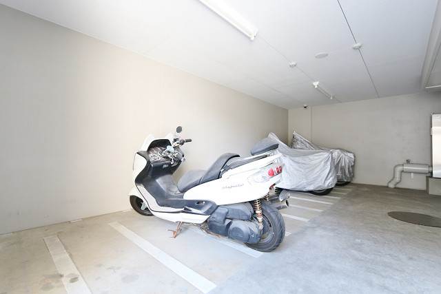 バイク置場もあります