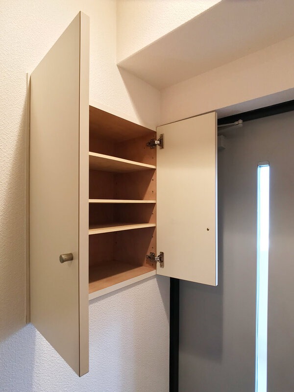 玄関収納も充実しています
