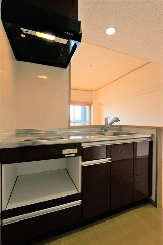広くて使い易いシステムキッチン