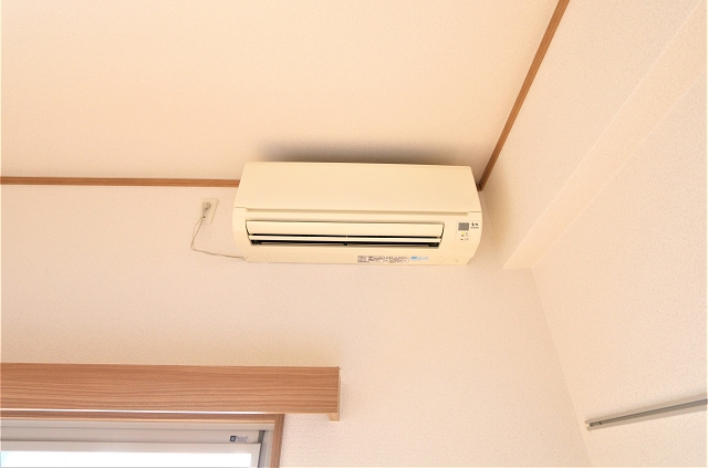 エアコン付きで快適に過ごせます