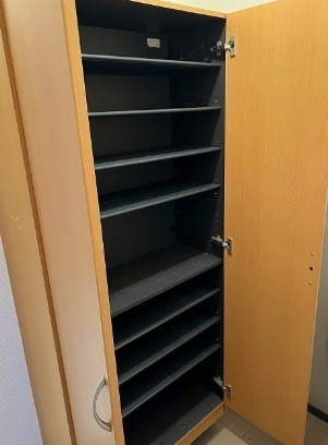 玄関収納もばっちりです。