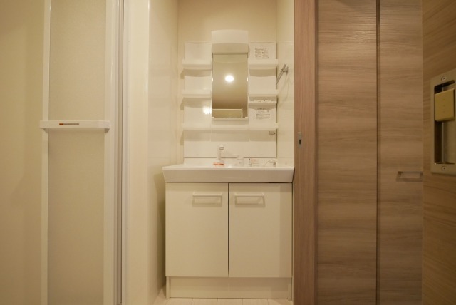 毎日の身支度がしやすい洗面台です