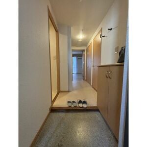 開放感のある玄関ですね