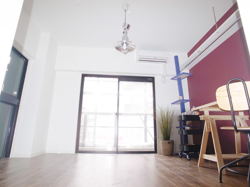 エアコン完備で年中快適に過ごせます