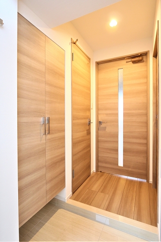 開放感のある玄関ですね