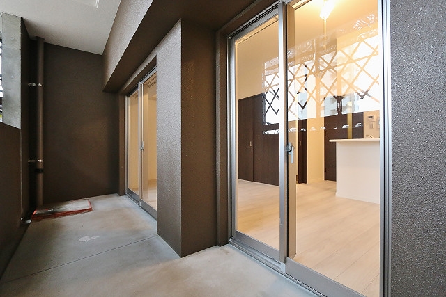 日当たり良好なバルコニー