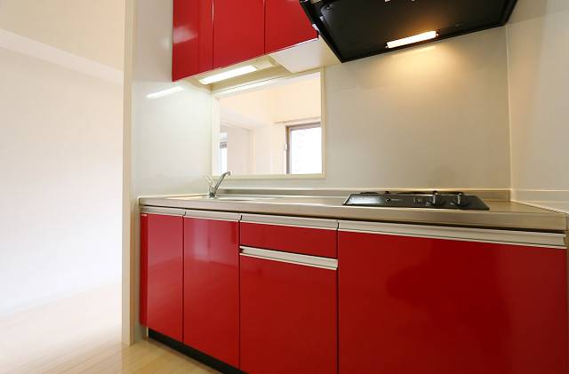 システムキッチンで料理がはかどります