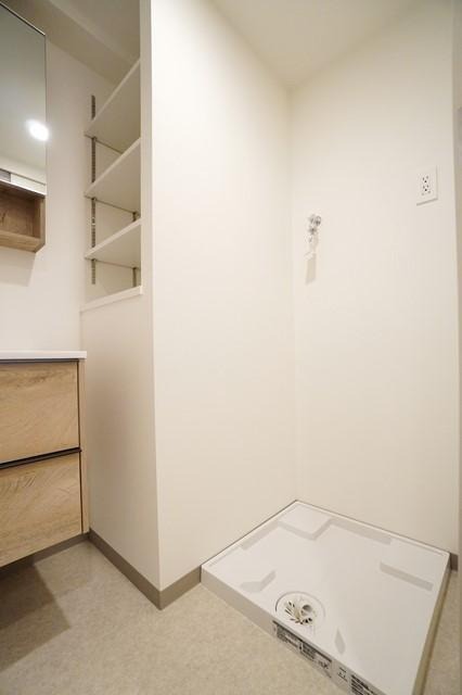 室内洗濯機置場があります