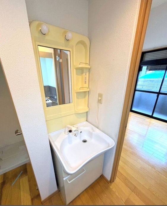 朝の身支度はこちらで