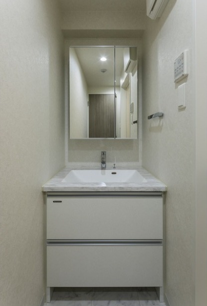 朝の身支度はこちらのシャンプードレッサーで