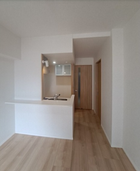 ９帖の広々リビングです