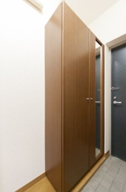 玄関収納もばっちりです。