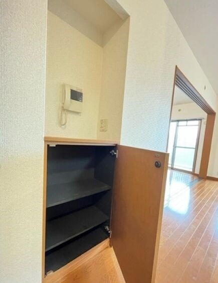 ちょっとした収納は嬉しいですね