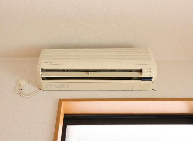 エアコン付きで年中快適に過ごせます