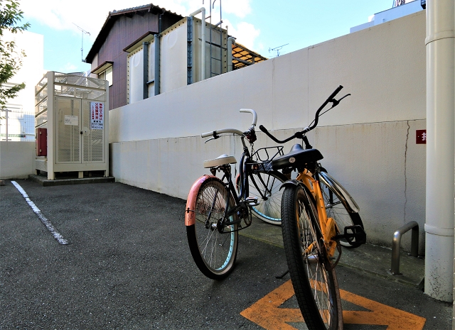 駐輪スペースもあります