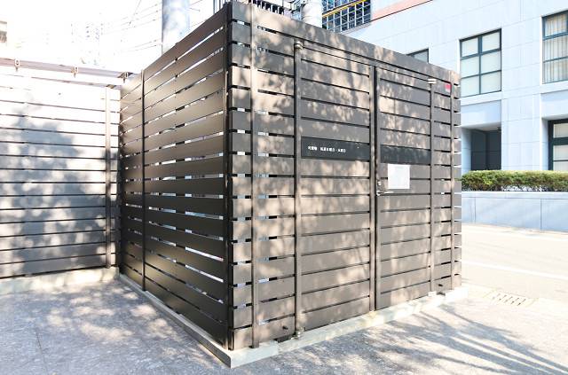 ゴミ捨て場までおしゃれ