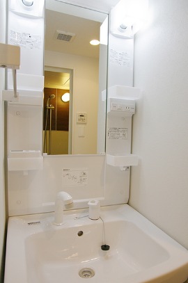 朝の身支度はこちらで