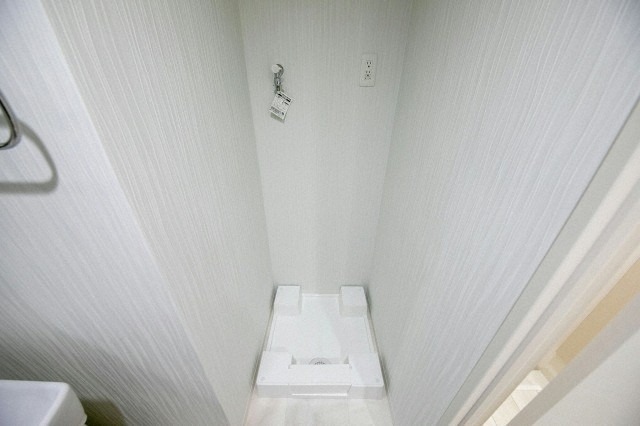 室内洗濯機置き場完備。