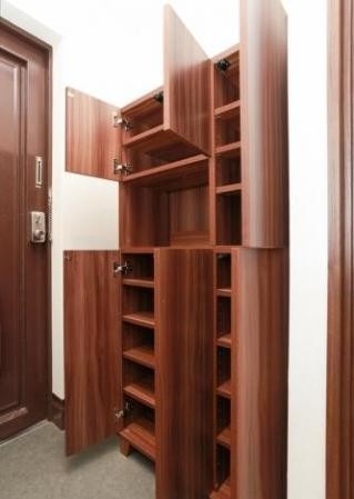 大容量の玄関収納