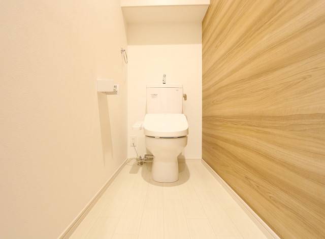 温水洗浄便座付きです