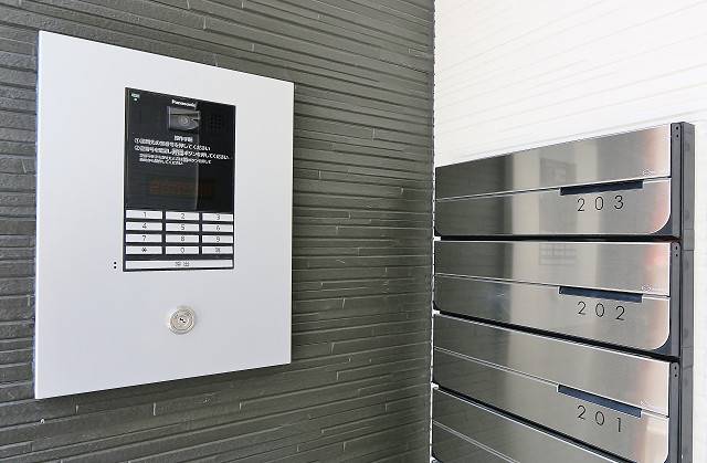 オートロックで安心です