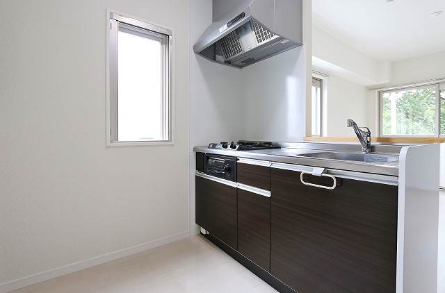 2口コンロ付です