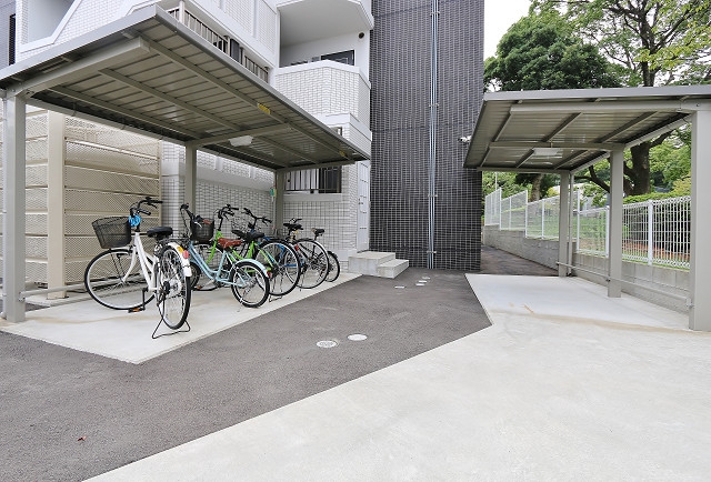 駐輪場もあります