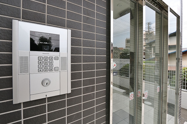 安心オートロック付きです