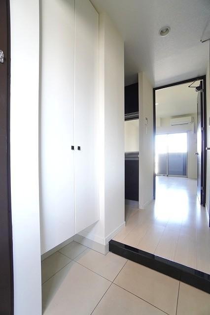 開放感のある玄関ですね