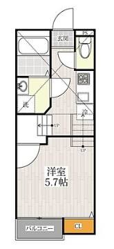 画像の間取りは現状を優先致します。