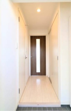 玄関からはこのようになっています。