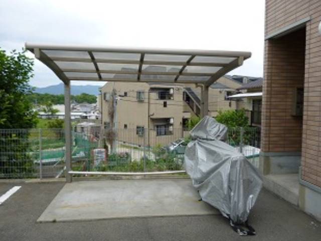 駐輪場もあります。