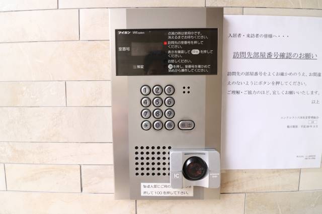 オートロック付きです。