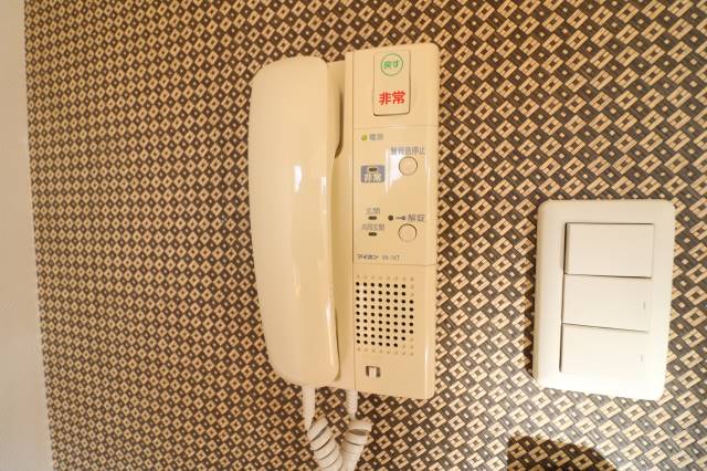 誰か来ても安心ですね。