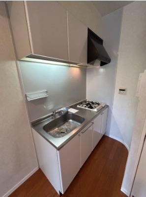 2口コンロで料理がしやすいです。