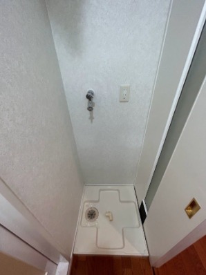 室内洗濯機置き場付きです。