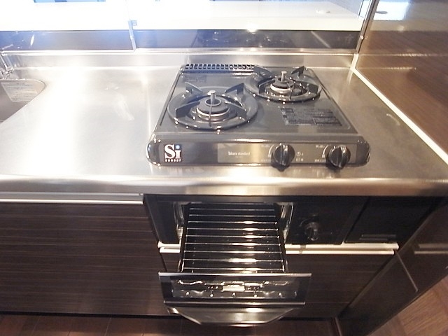 料理好きの方には嬉しいグリル完備です